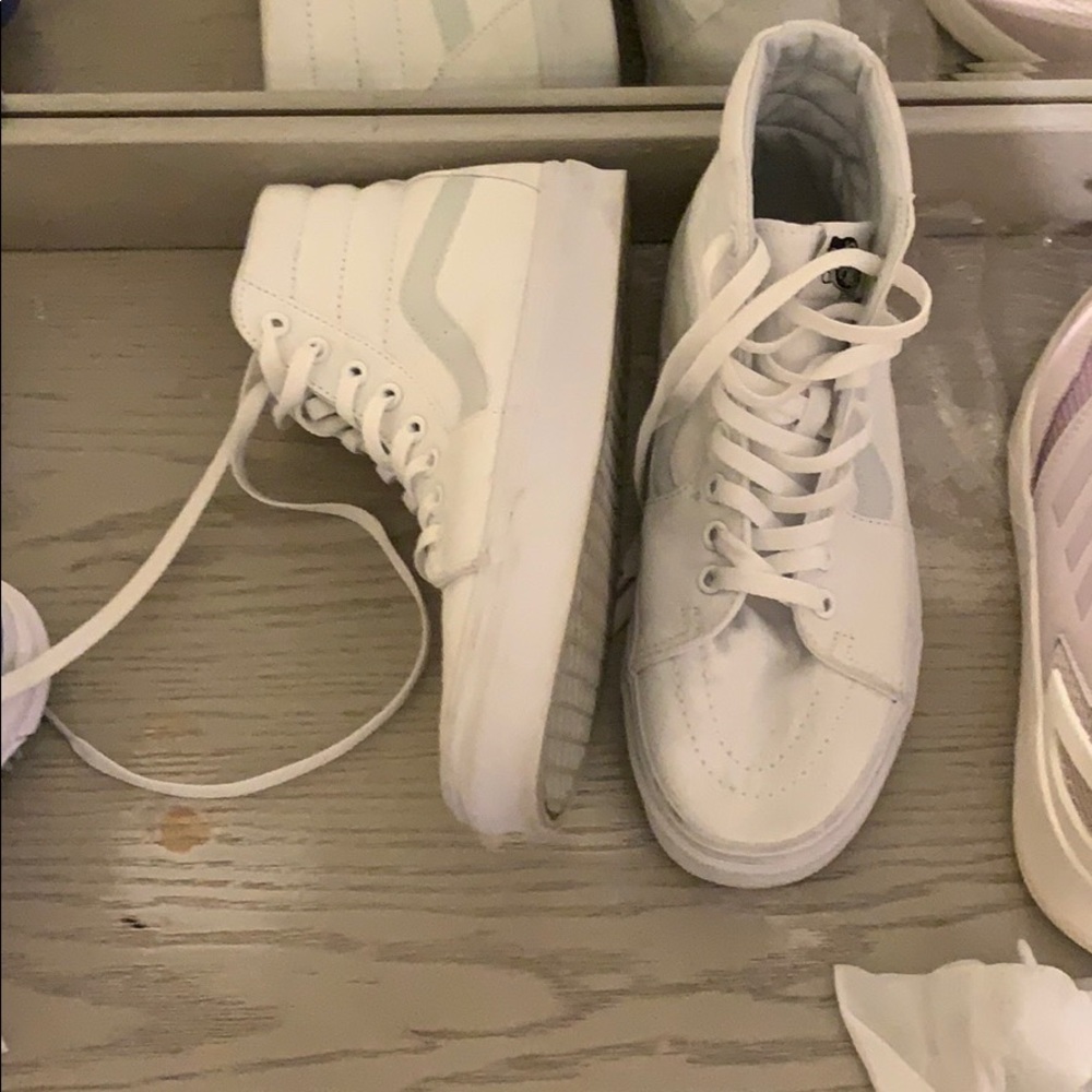 High top white vans - Picture 2 of 2